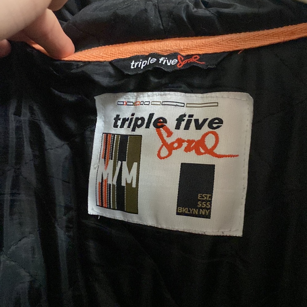 TRIPLE FIVE SOUL MEN INSULATED MOHAIR BLEND HOODED CARDIGAN SWEATER JACKET - Picture 3 of 7